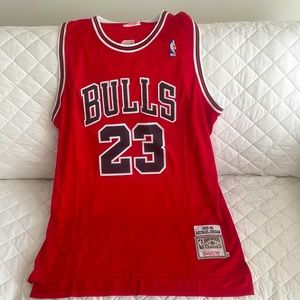 A 1997-98 Mitchell & Ness XL Michael Jordan Jersey